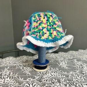 Colorful Crochet Bucket Hat